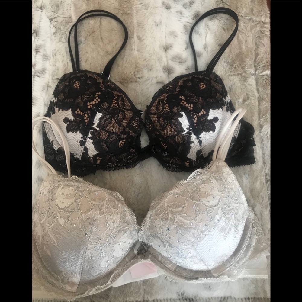 Two Victoria’s Secret Very Sexy Lace Bras